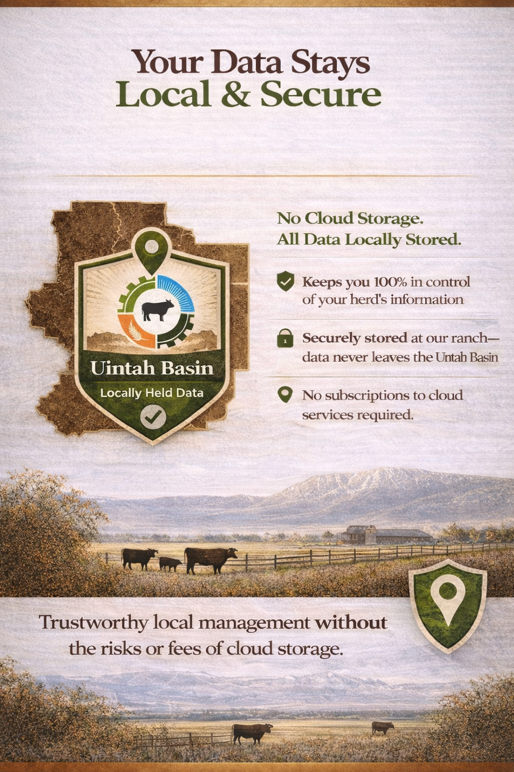 Local and Secure Data